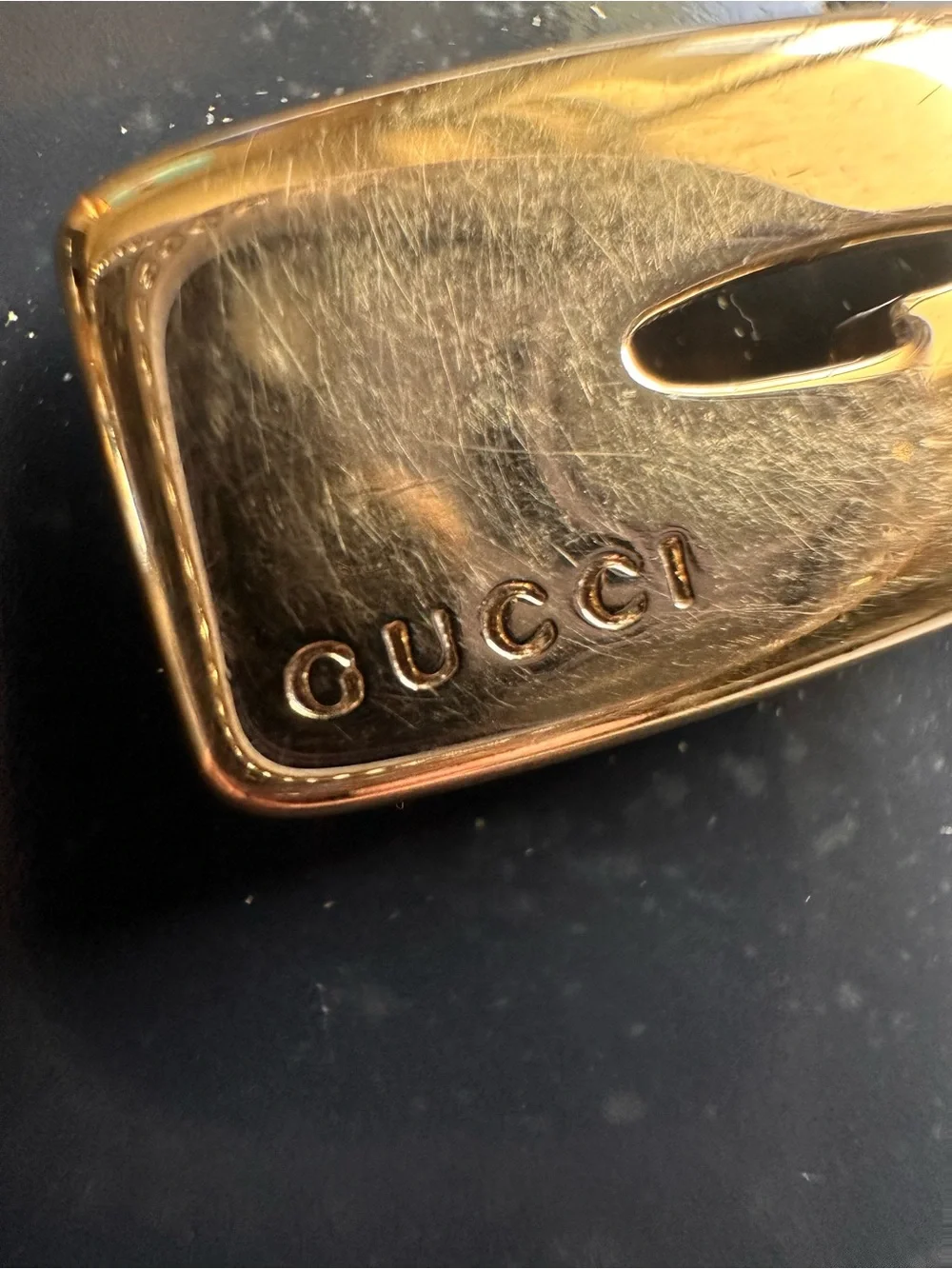 Vintage Gucci Black Smooth Leather Pocket Planner Agenda Cover all inclusive